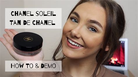 how to apply soleil tan de chanel